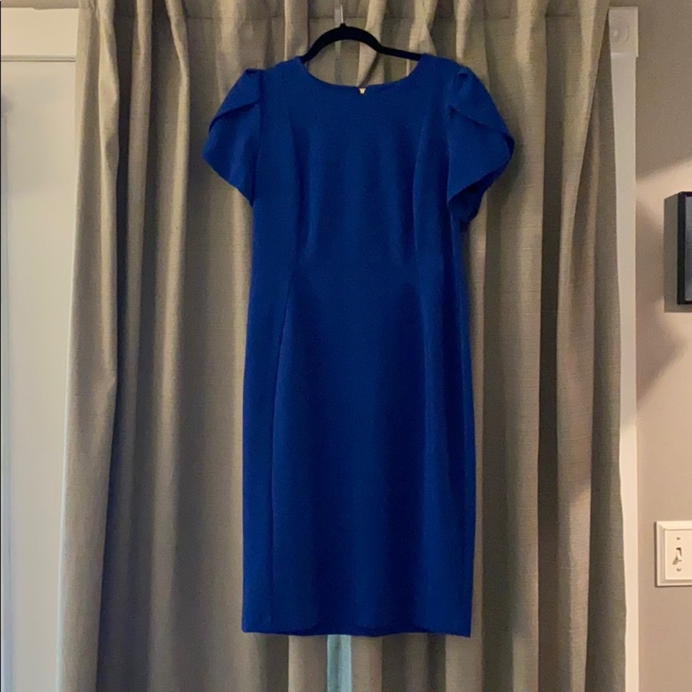 Cap-sleeve cocktail dress